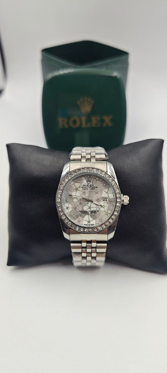 ROLEX DAYTJUST İÇİ ÇİÇEK BAYAN SAATİ